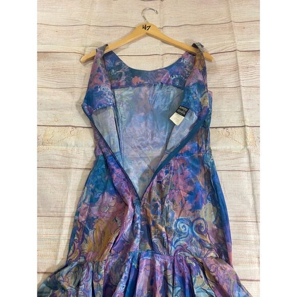 Vintage Knapp Studio Women's Multi Color Sleeveless Mini Dress - 5 - Picture 15 of 15